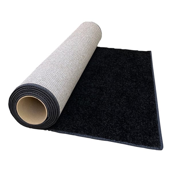 Floor Exp. Event Carpet Runner 6' x 25' Black Polyester