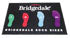 Flocked Carpet Logo Mat Nylon Olefin 18x27in Black